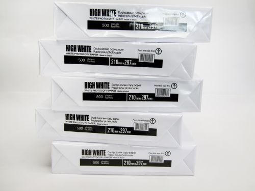 Copier/Laser Paper A4 White Pk 5 Reams of 500 Unmarked by Infotone