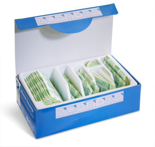 Click Medical Blue Detectable Plasters 120 Assorted (Box of 120) by Infotone