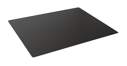 Durable Desk Mat Contoured 53x40cm Black by Infotone