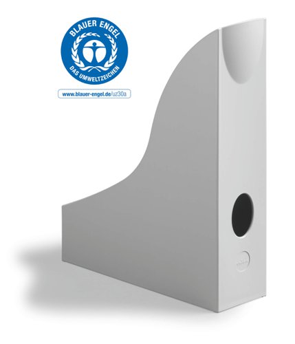 Durable ECO Magazine Rack Grey by Infotone