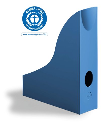 Durable ECO Magazine Rack Blue by Infotone