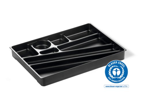 Durable IDEALBOX Pen Cup Charcoal by Infotone