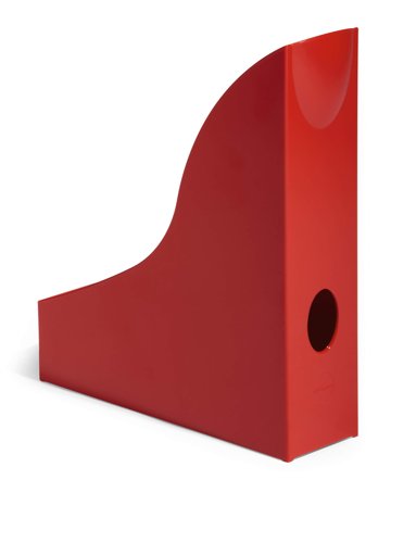 Durable Magazine Rack BASIC Red by Infotone
