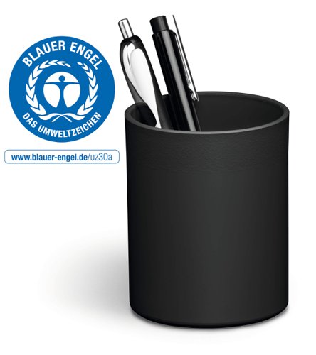 Durable Pen Cup Black by Infotone