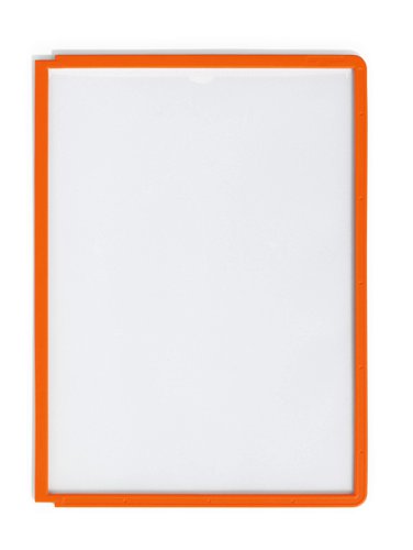 Durable SHERPA Display Panel A4 Orange (5) by Infotone
