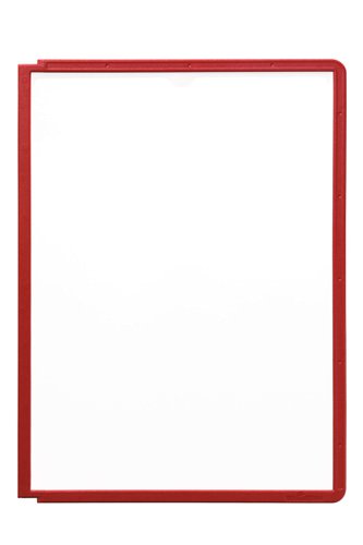Durable SHERPA Display Panel A4 Red (5) by Infotone