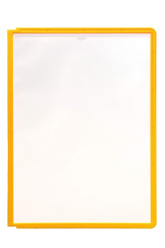 Durable SHERPA Display Panel A4 Yellow (5) by Infotone