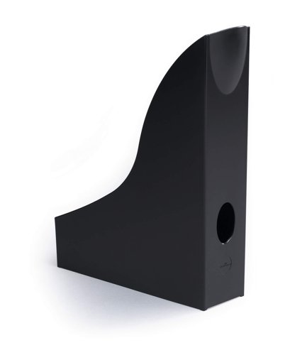 Durable Magazine Rack BASIC Black by Infotone