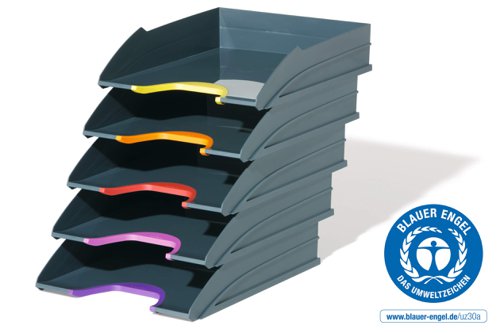 Durable VARICOLOR ECO Letter Trays (5) by Infotone
