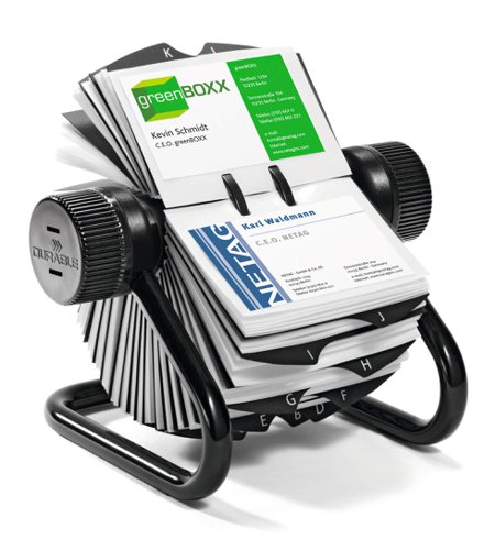 Durable VISIFIX Rotary File Black by Infotone