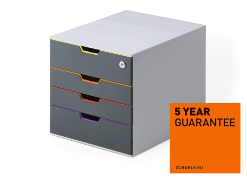Durable VARICOLOR SAFE 4 Drawer Unit by Infotone