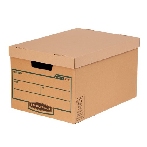 Earth Large Storage Box (FSC) Pack of 10 325X260X445mm by Infotone