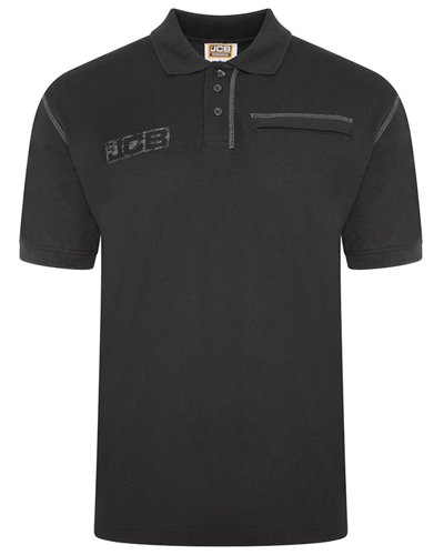 JCB Trade Work Polo Black M by Infotone