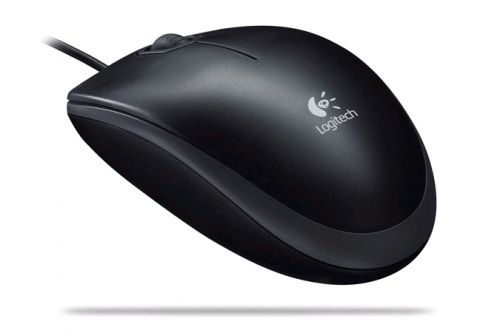 Logitech B100 Optical USB Mouse by Infotone
