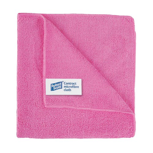 Microfibre Cloth 400 x 400mm Pink 10 by Infotone