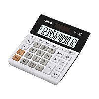 Casio MH-12WE 12 Digit Semi-desk Calculator White by Infotone