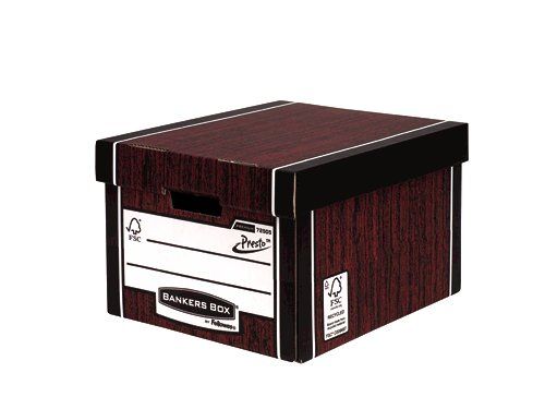 Premium Classic Box Woodgrain (FSC) Pack of 10 257x342x400mm by Infotone
