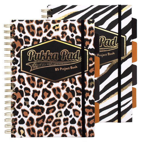 Pukka Pad Wild B5 Hardback Project Book (2) Assorted by Infotone