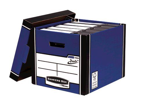 Premium Tall Box Blue (FSC) Pack of 10 303x342x400mm by Infotone