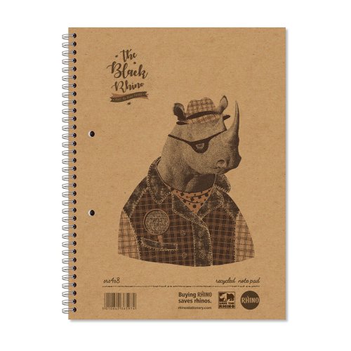 Rhino A4 Recycled 160 Page Refill Pad - Pack of 5 by Infotone