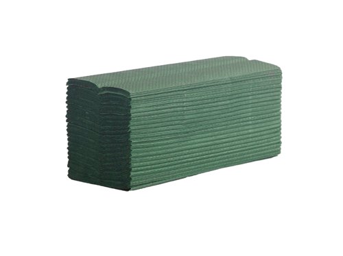 Sirius 1 Ply Green C Fold Hand Towels 2520 Per Case 100 Cases Per Pallet by Infotone