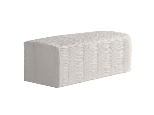 Sirius 2 Ply White V Fold Flushable Hand Towelsx2400 by Infotone