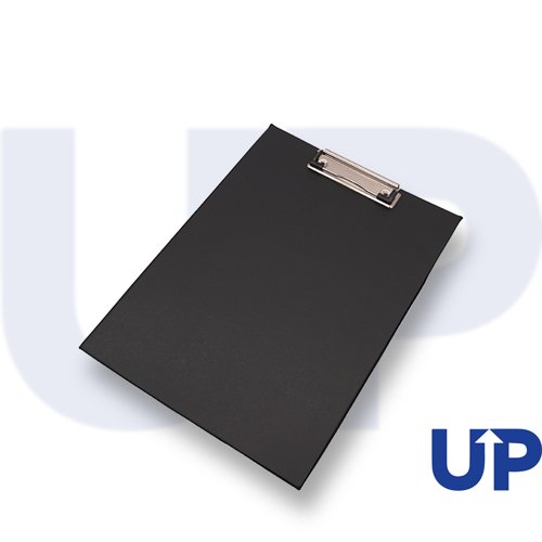 UP A4 PVC Clipboard Black (10) by Infotone