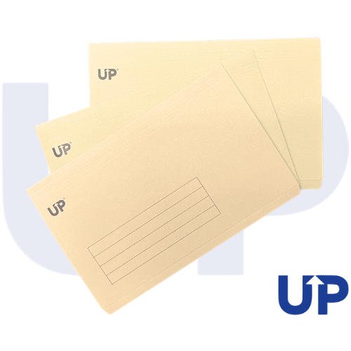 UP Full Flap Document Wallet Pack of 50 - Buff by Infotone