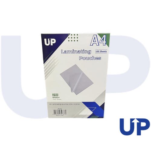 UP Laminating Pouch A4 250 micron (100) by Infotone
