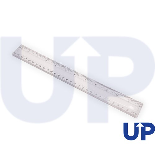 UP 300mm (12in) Ruler Clear (20) by Infotone