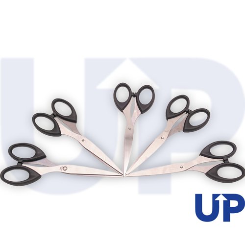 UP 6in Scissors with Black Handle (12) by Infotone