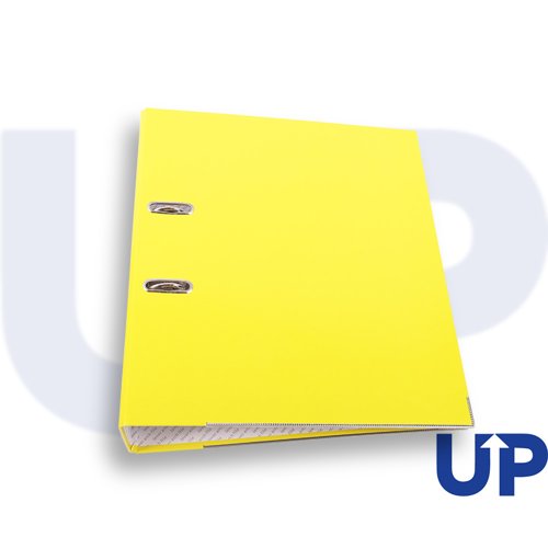 UP A4 70mm Lever Arch File - Yellow (10) by Infotone