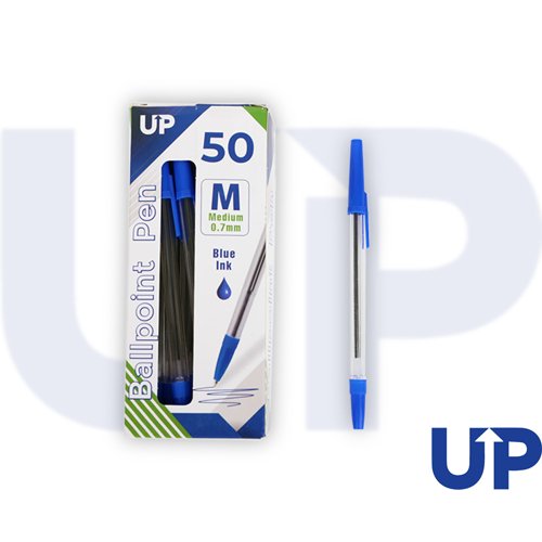 UP Ballpoint Pen Medium Blue (50) by Infotone