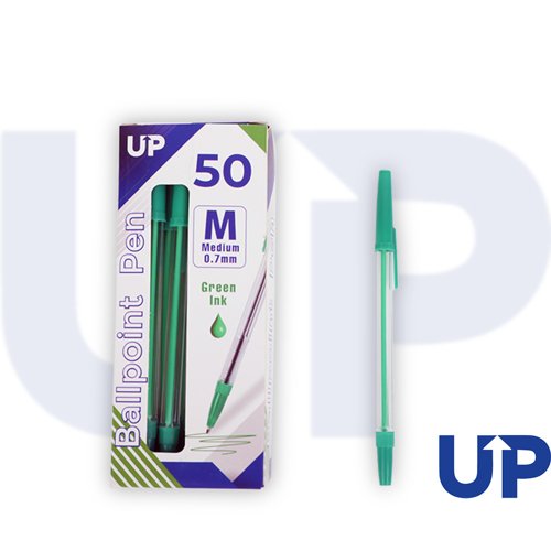 UP Ballpoint Pen Medium Green (50) by Infotone