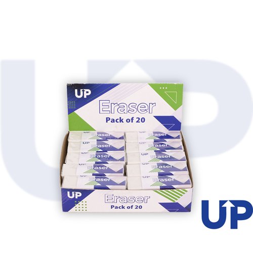 UP Rubber Eraser (20) by Infotone