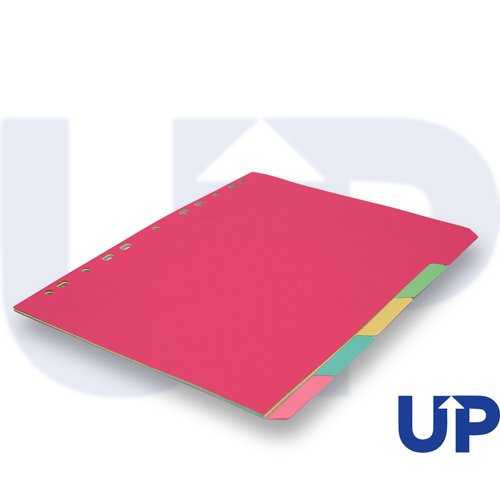 UP Subject Divider A4 5 Part Pastel by Infotone
