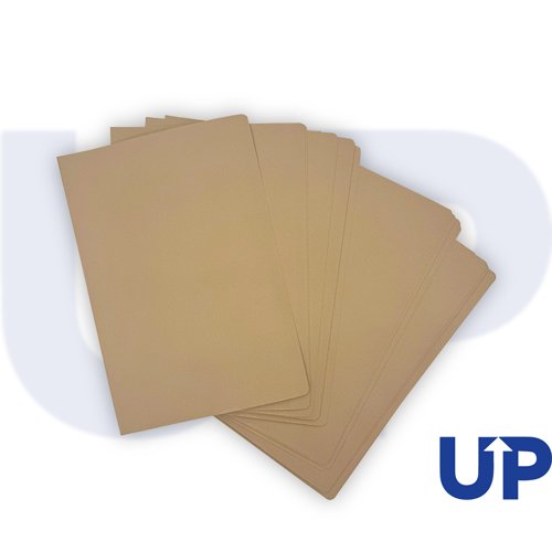 UP Square Cut Folder Pack of 100 - Buff by Infotone