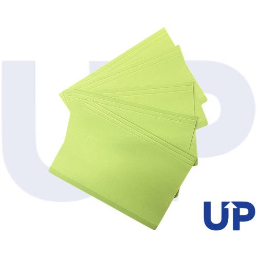UP Square Cut Folder Pack of 100 - Green by Infotone
