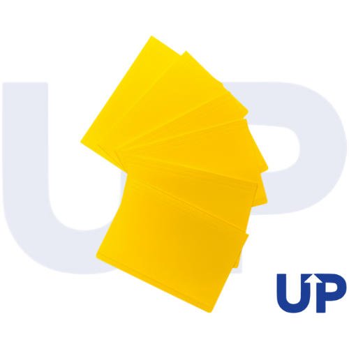 UP Square Cut Folder Pack of 100 - Yellow by Infotone