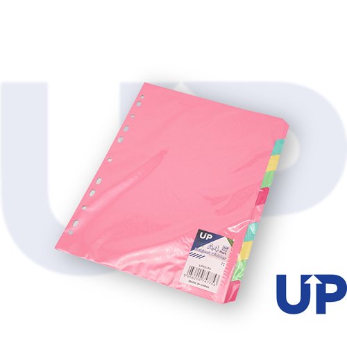 UP Subject Divider A4 10 Part Pastel by Infotone