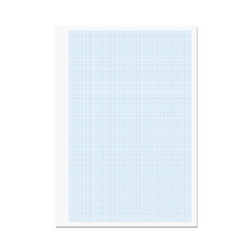 RHINO A4 Graph Paper 500 Leaf, 1:5:10 Graph Ruling (Pack of 5) by Infotone